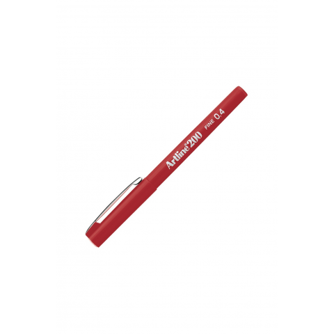 Artline 200n Fıne Keçe Uçlu Yazı Kalemi 0.4 Mm Red