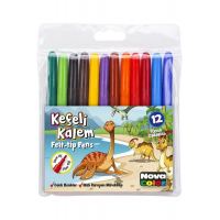 NovaColor Keçeli Kalem 12 Li Set