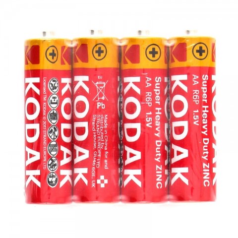 Kodak AA Pil Super Heavy Duty Çinko Karbon Kalem Pil 60 adet