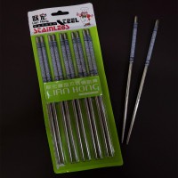 Yemek Yeme Çubukları Metal Chopsticks