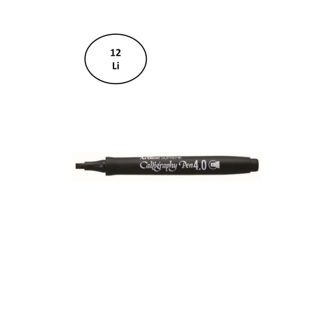 Artline Supreme Calligraphy Pen 4.0 Siyah 12'li