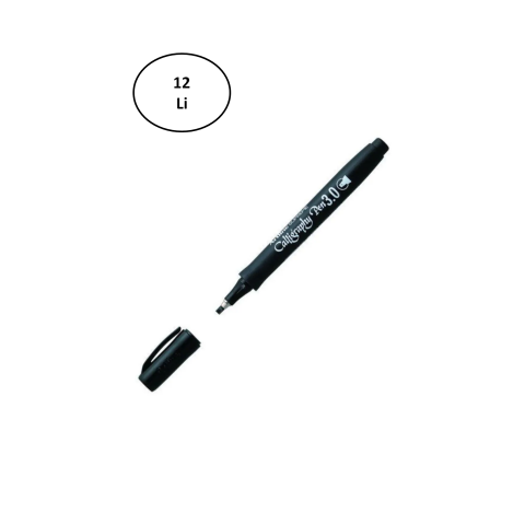 Artline Supreme Calligraphy Pen 3.0 Black 12'li