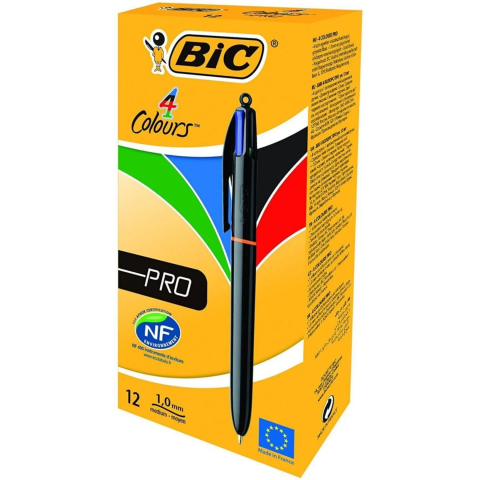 Bic Tükenmez Kalem 4 Colours Pro 982869 (12 Li Paket)