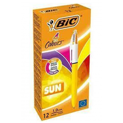 Bic Tükenmez Kalem Büro Bic Sun 982871 4 Renk 12'li