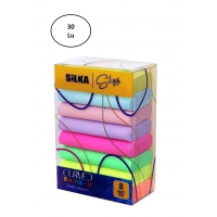 Silka Curved Rainbow 8 Li Silgi 30'lu