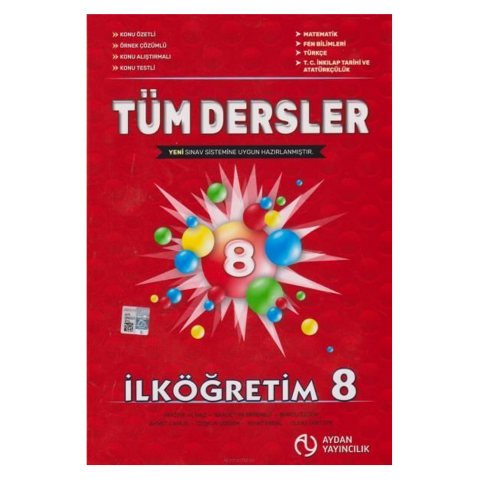 Aydan Tüm Dersler Konu Anlatımlı İlköğretim 8