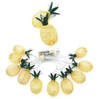 2m 10 Led Pilli 2 Kademeli Ananas Led Işık MZ6200-251