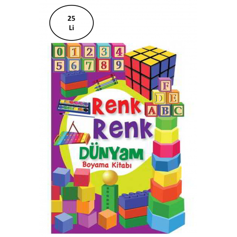 Renk Renk Dünyam Boyama Kitabı