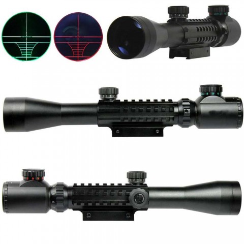 Spike 3-9x40 Zoomlu Keskin Nişancı Tfek Dürbünü  Kızaklı