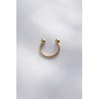 316L Cerrahi Çelik Minimal Toplu Gold Renk Halka Piercing - TJ-PR1113