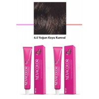 2 li Set Premium 6.0 Yoğun Koyu Kumral - Kalıcı Krem Saç Boyası 2 X 50 g Tüp