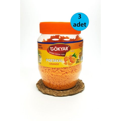 3 Adet Portakal Aromalı Toz Içecek Oralet 3x350 gr