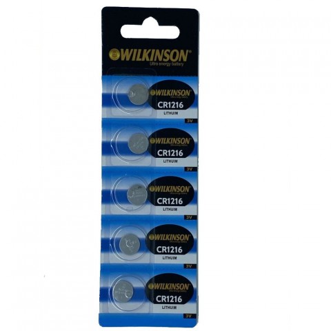 WILKINSON 1216 3V Lityum Düğme Pil 5'li Paket