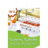 15 Bölmeli Yumurta Kabı   -AK680