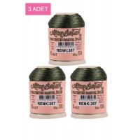 3 Adet Altınbaşak Oya ve Dantel İpi 20 gr -    - No: 367