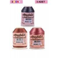 3 Adet Altınbaşak Oya ve Dantel İpi 20 gr -    - No: 938 - 111 - 119