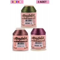 3 Adet Altınbaşak Oya ve Dantel İpi 20 gr -    - No: 144 - 085 - 002