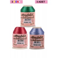 3 Adet Altınbaşak Oya ve Dantel İpi 20 gr -    - No: 045 - 620 - 333