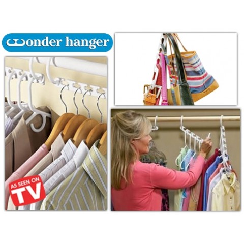 Wonder Hanger! 8 Adet Dolap Askılığı