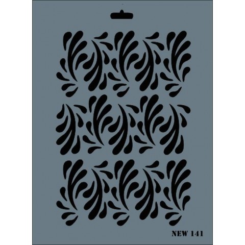 Rich New Seri N-141 Stencil 35x25 cm