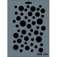 Rich New Seri N-139 Stencil 35x25 cm