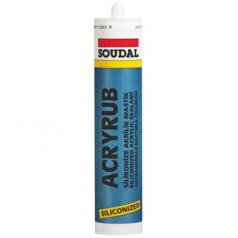 Soudal Acryrub Silikonize Mastik 310 ml Bronz