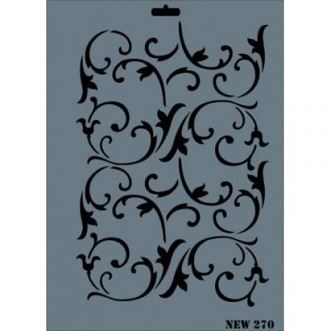 Rich New Seri N-270 Stencil 35x25 cm