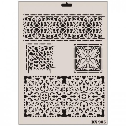 Rich Dantel Seri DN-905 Stencil 35x25 cm