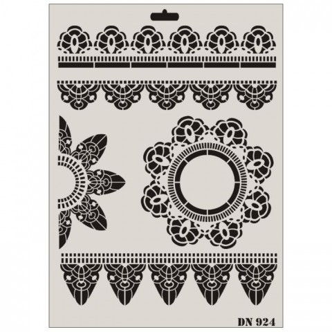 Rich Dantel Seri DN-924 Stencil 35x25 cm