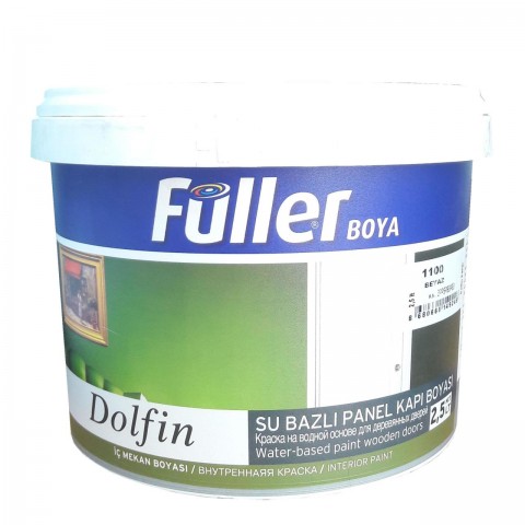 Füller Dolfin Panel Kapı Boyası Beyaz 2,5 Litre