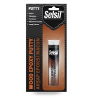 Selsil Epoxy 2 Bileşenli Macun Ahşap Yapıştırıcı 57 gr