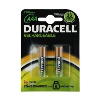 Duracell Şarjedilebilir İnce Kalem Pil 2'li AAA 750 mAh