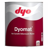 Dyomat Mat Dekorasyon Boyası 0,75 Litre Siyah