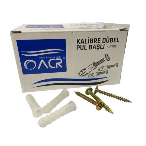 ACR 8 mm Kalibre Dubel 100 Adet