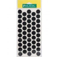 Pacific 6120 BL Yapışkanlı Keçe 20 mm Siyah