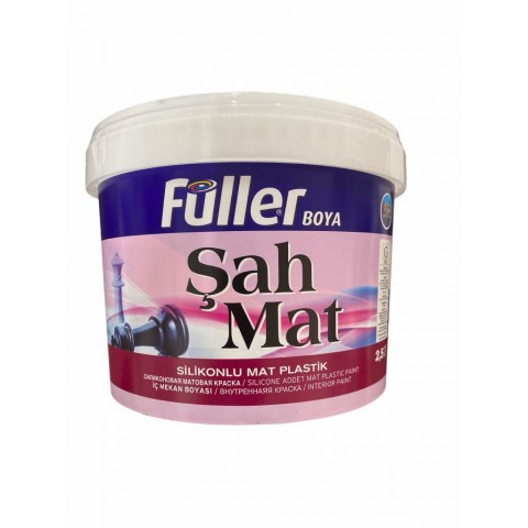 Füller Şahmat Silikonlu Mat İç Cephe 2,5 litre Siyah