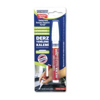 Vodaseal Çift Uçlu Su Bazlı Kokusuz Kalıcı Derz Kalemi Beyaz