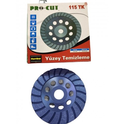 Procut 51185 Turbo Serisi Yüzey Temizleme 115 mm