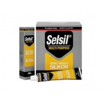 Selsil Genel Amaçlı Tüp Silikon 50 ml Beyaz