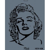 Rich New Seri N-420 Stencil 35x25 cm