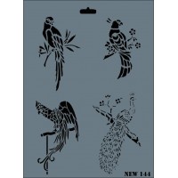 Rich New Seri N-144 Stencil 35x25 cm