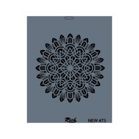 Rich New Seri N-473 Stencil 35x25 cm