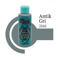 Rich Multi Surface 2242 Antik Gri Akrilik Boya 120 cc