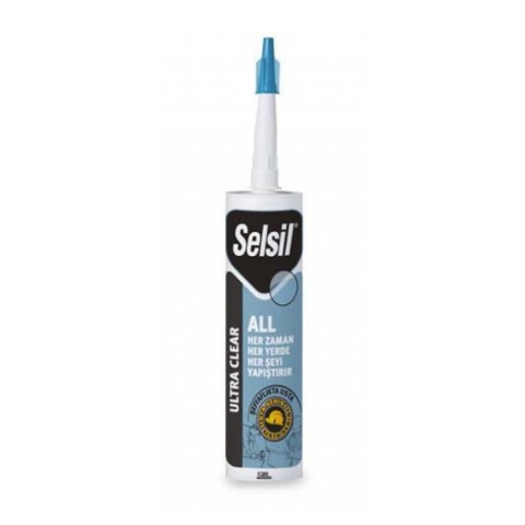 Selsil Hibrit Ultra Clear Yapıştırıcı 290 ML