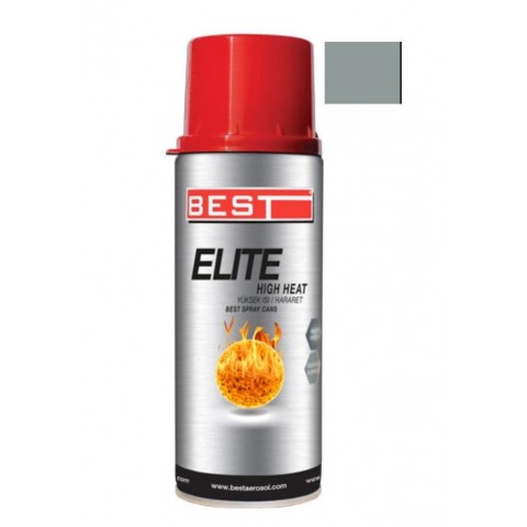 Best Elite Gümüş 600 C Isıya Dayanıklı Sprey Boya 400 ml