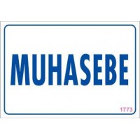 Muhasebe Uyarı Levhası 17,5x25 KOD:1773