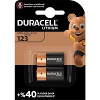 Duracell 123A 3 Volt Lityum Pil 2 Adet