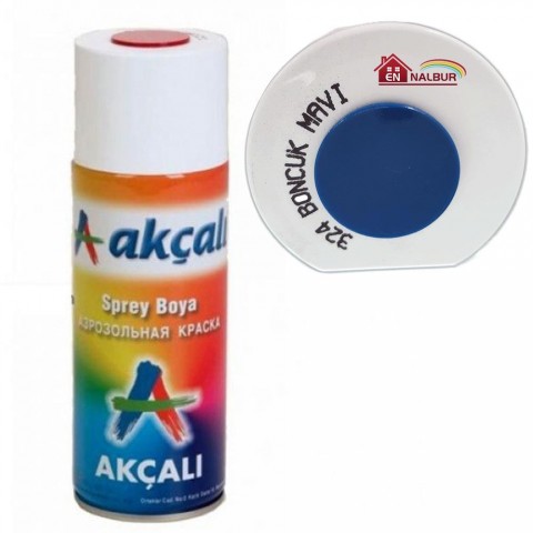 Akçalı Sprey Boya 400 ml 324 Boncuk Mavi