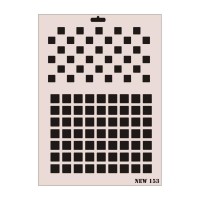 Rich New Seri N-153 Stencil 35x25 cm