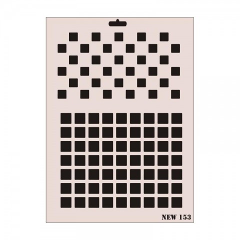 Rich New Seri N-153 Stencil 35x25 cm